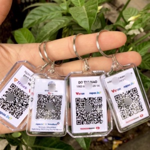 Móc khoá in mã QR thanh toán